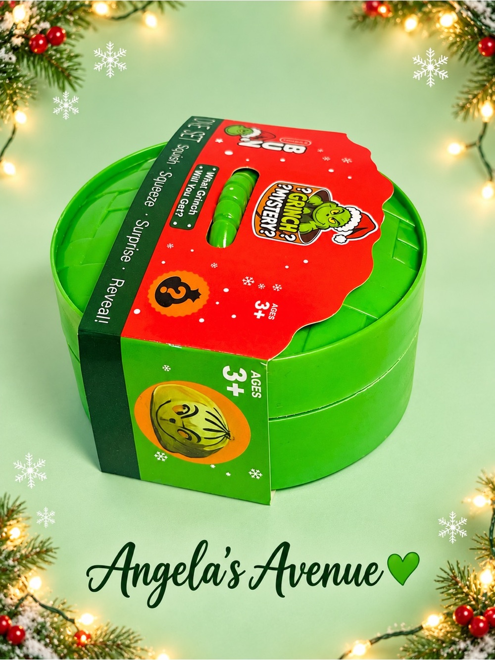 Grinch Mystery Squishy Dumplings Bun What Grinch Will You Get - Picture 5 of 9